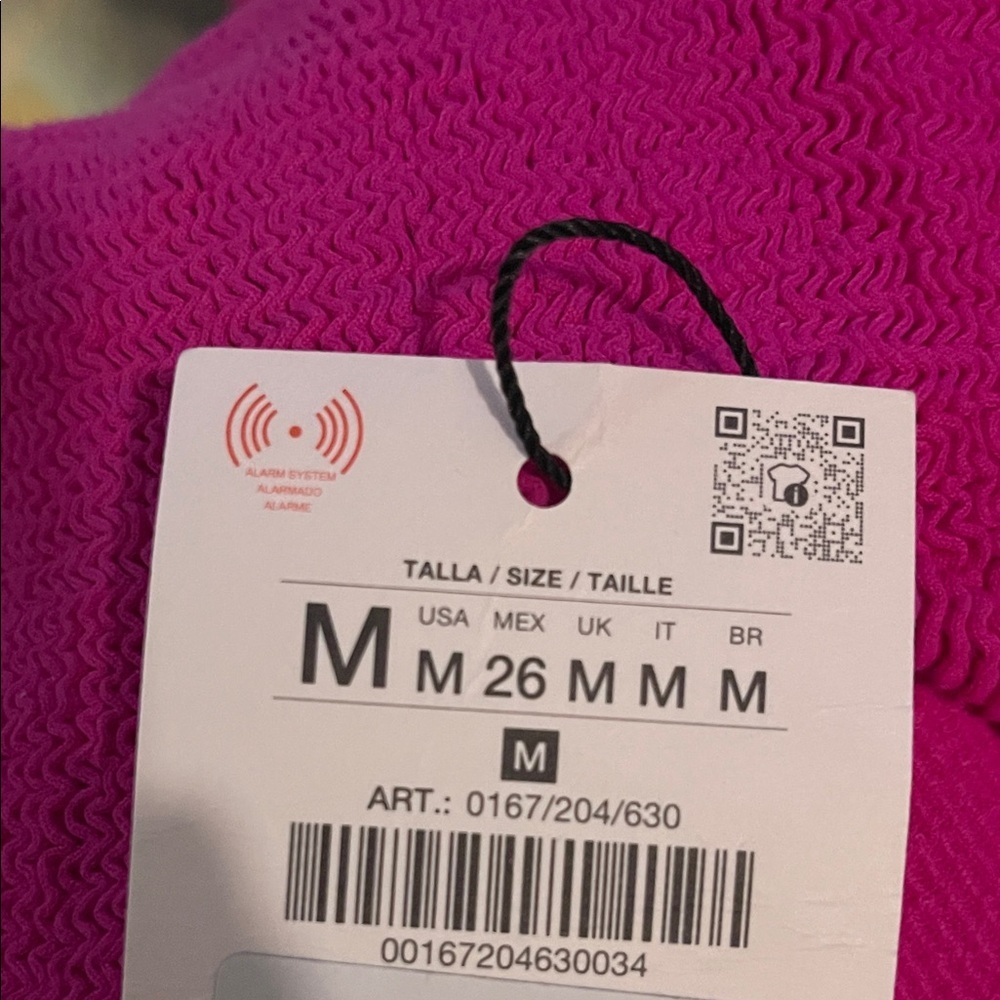 NWT Zara Hot Pink Swim Suit Medium - Blogger’s Fav! - Picture 6 of 6